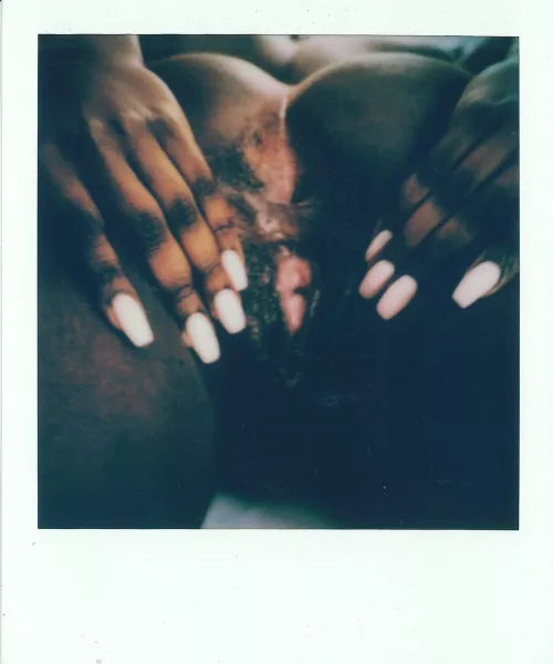 black on the outside, pink on the inside 