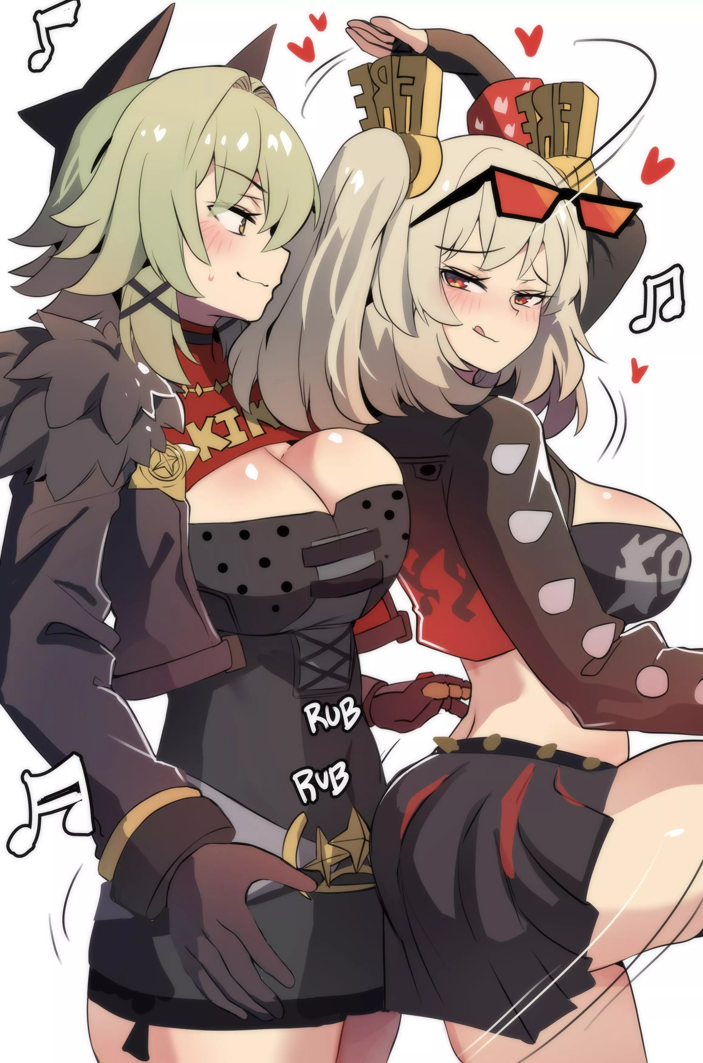 Burnice dancing on Caesar