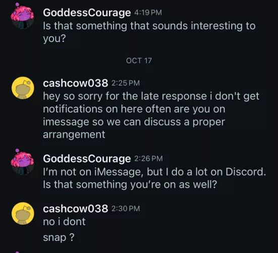 Decently sophisticated scammer - Cashcow038