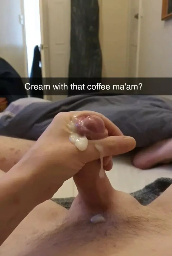 Do you take cream with your coffee?