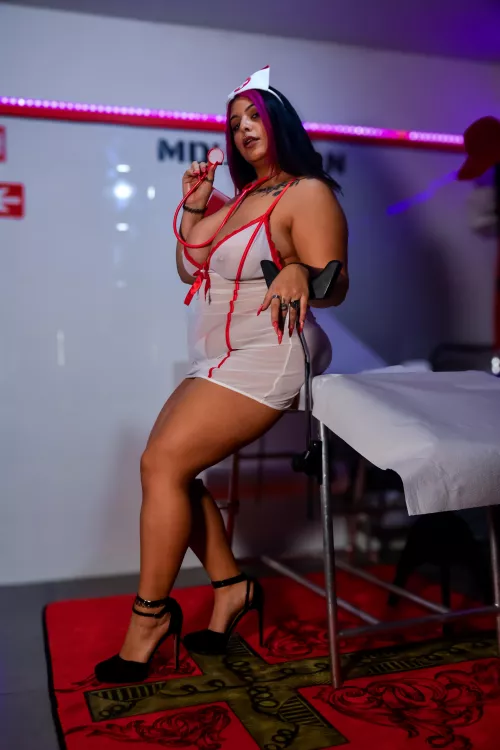 ever seen a nurse in heels?