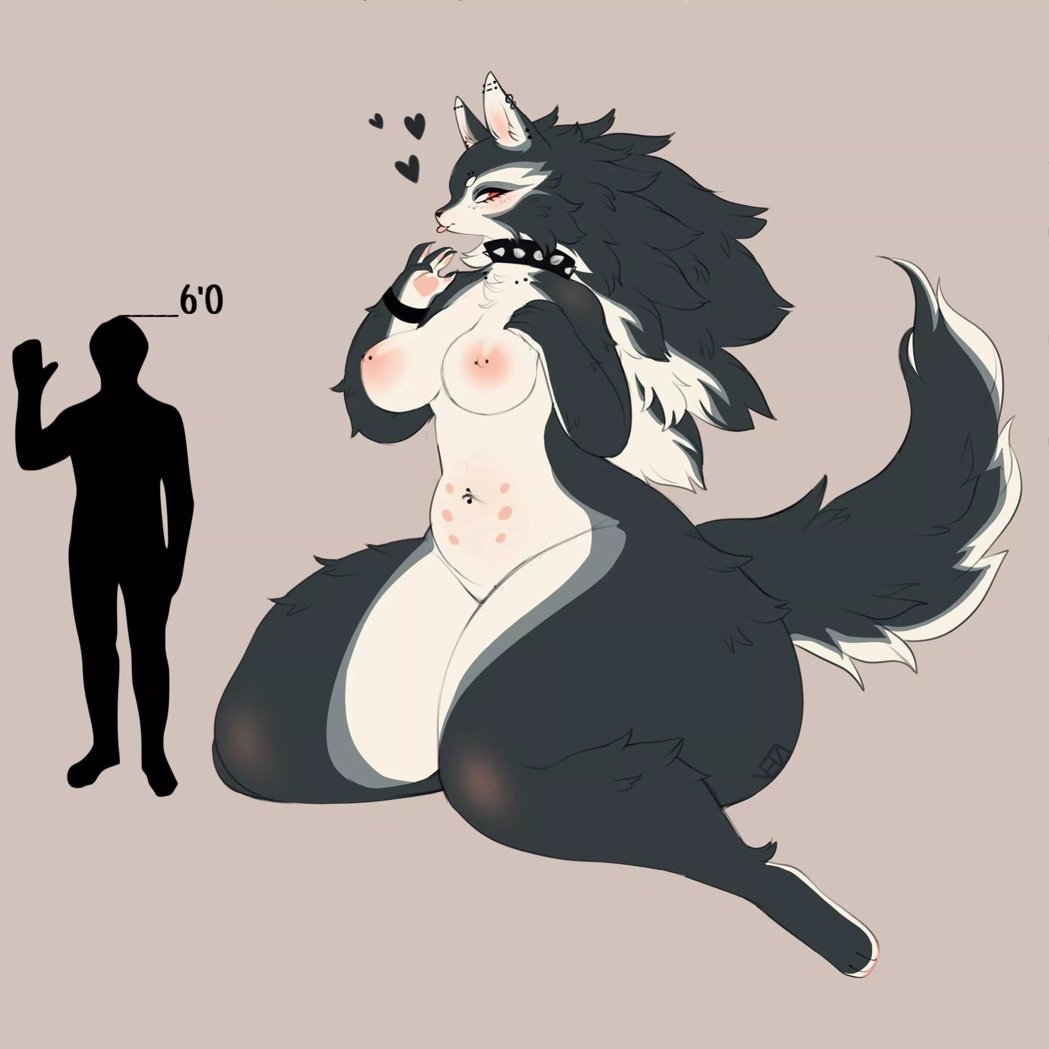 (F4A) Big, strong yet soft hell hound looking for an interesting and fun SFW and story focused RP. All horny perverts will be blocked!