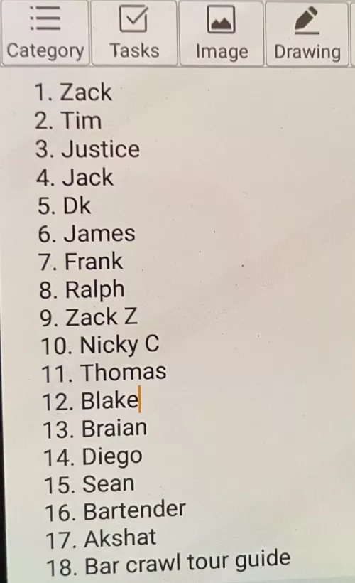 Found my girls body count list on her old phone, upstate NY blonde (30). Anyone recognize their name 