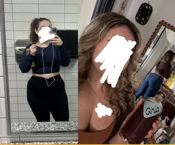 had to delete my original horny post because it had my face in it, but yall seemed to really enjoy my progress from february to now♥️