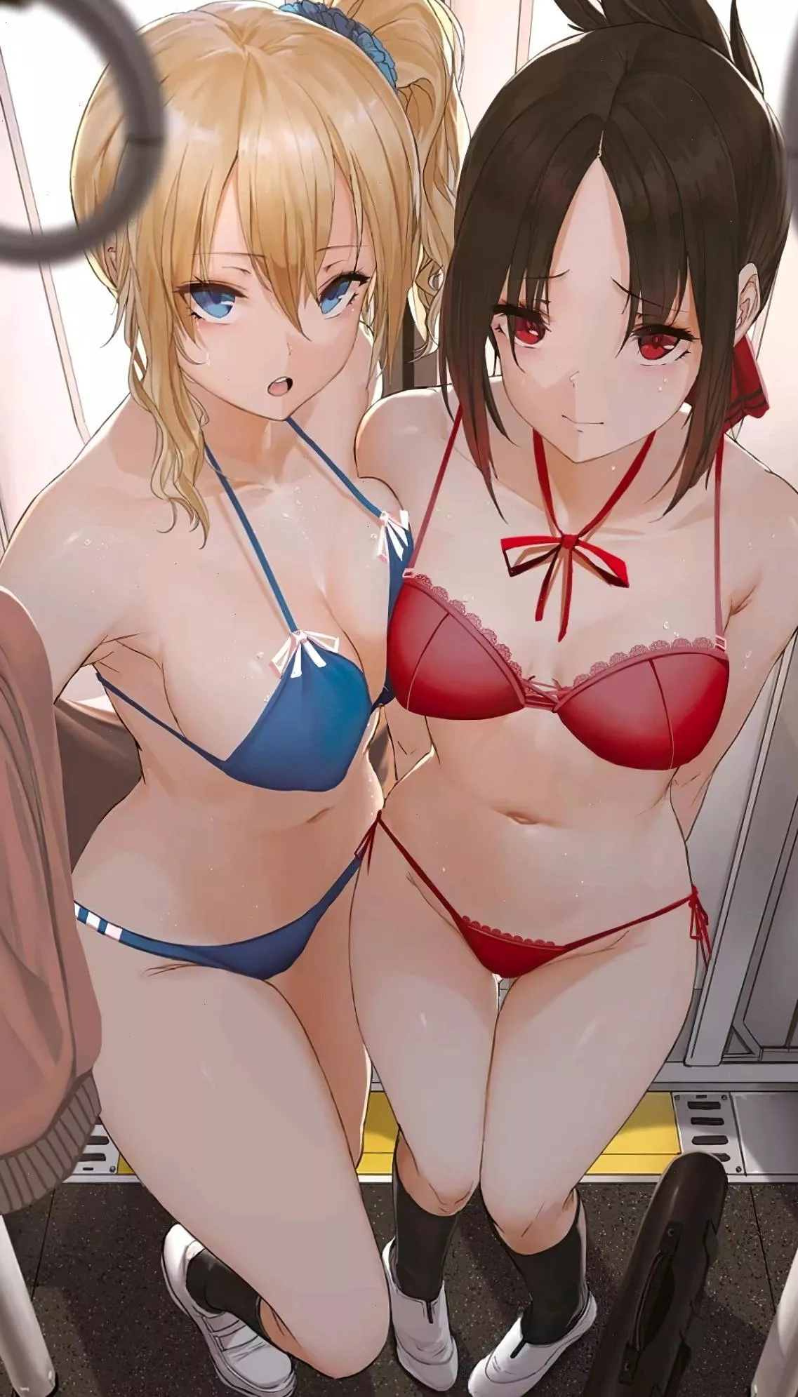 Hayasaka and Kaguya