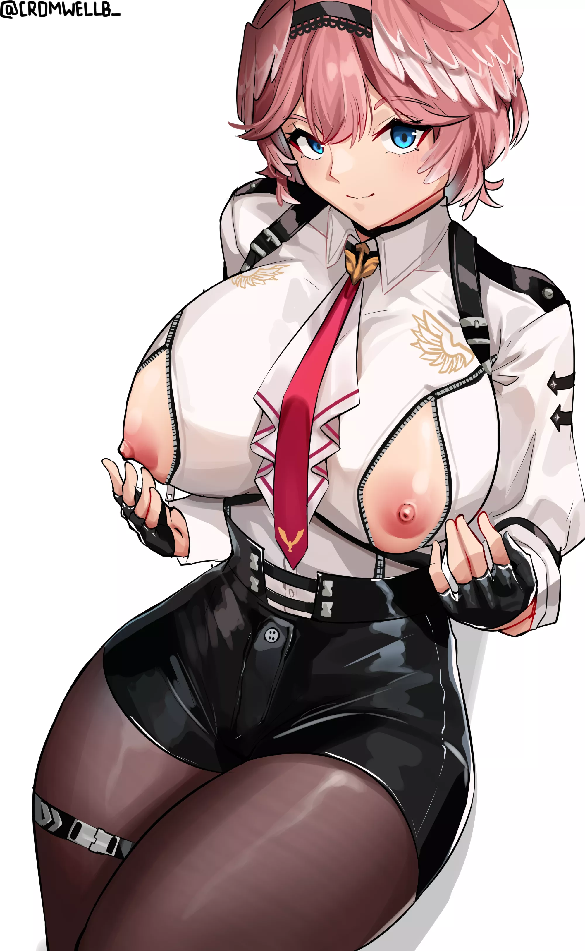 Her uniform came with an interesting feature (cromwellb)