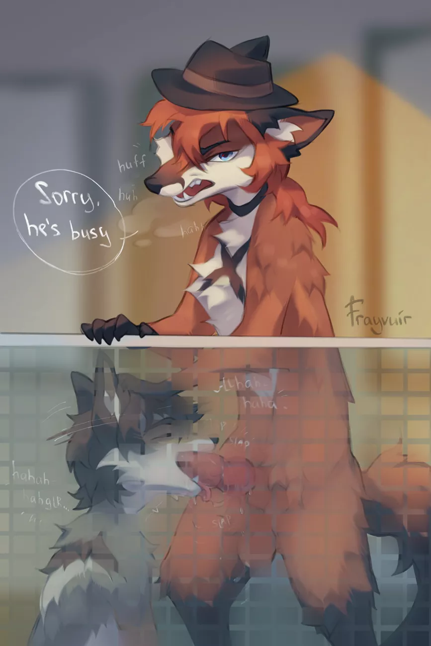 He's busy (by Reysi)