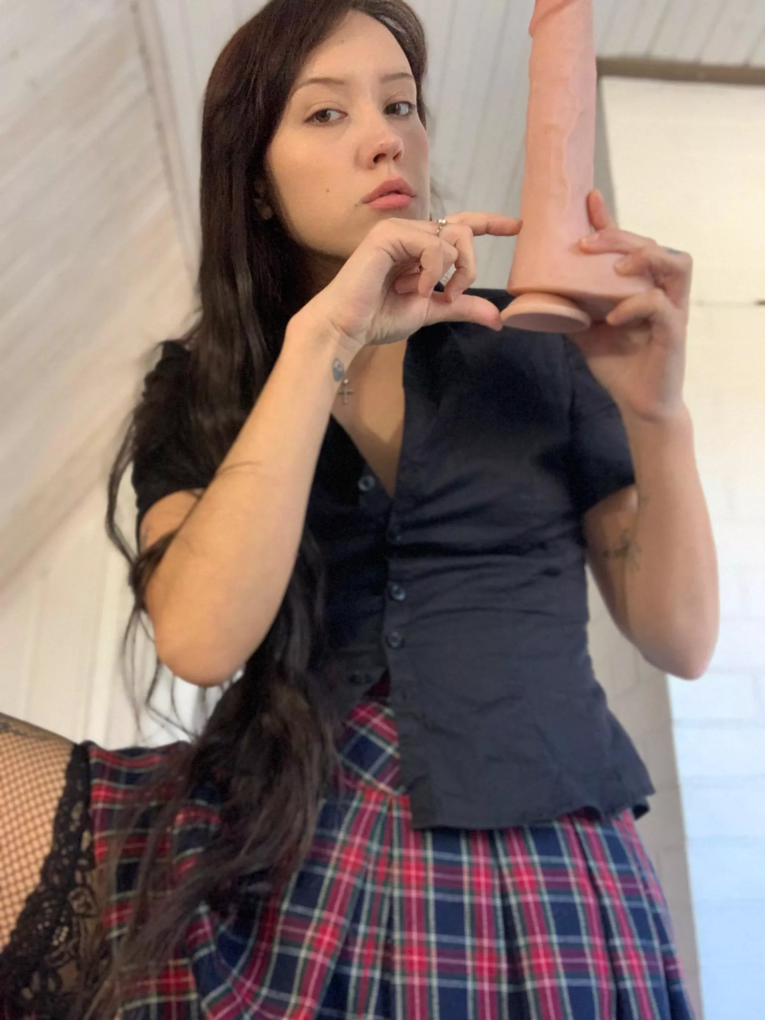 He's so tiny, I'm disgusted. 