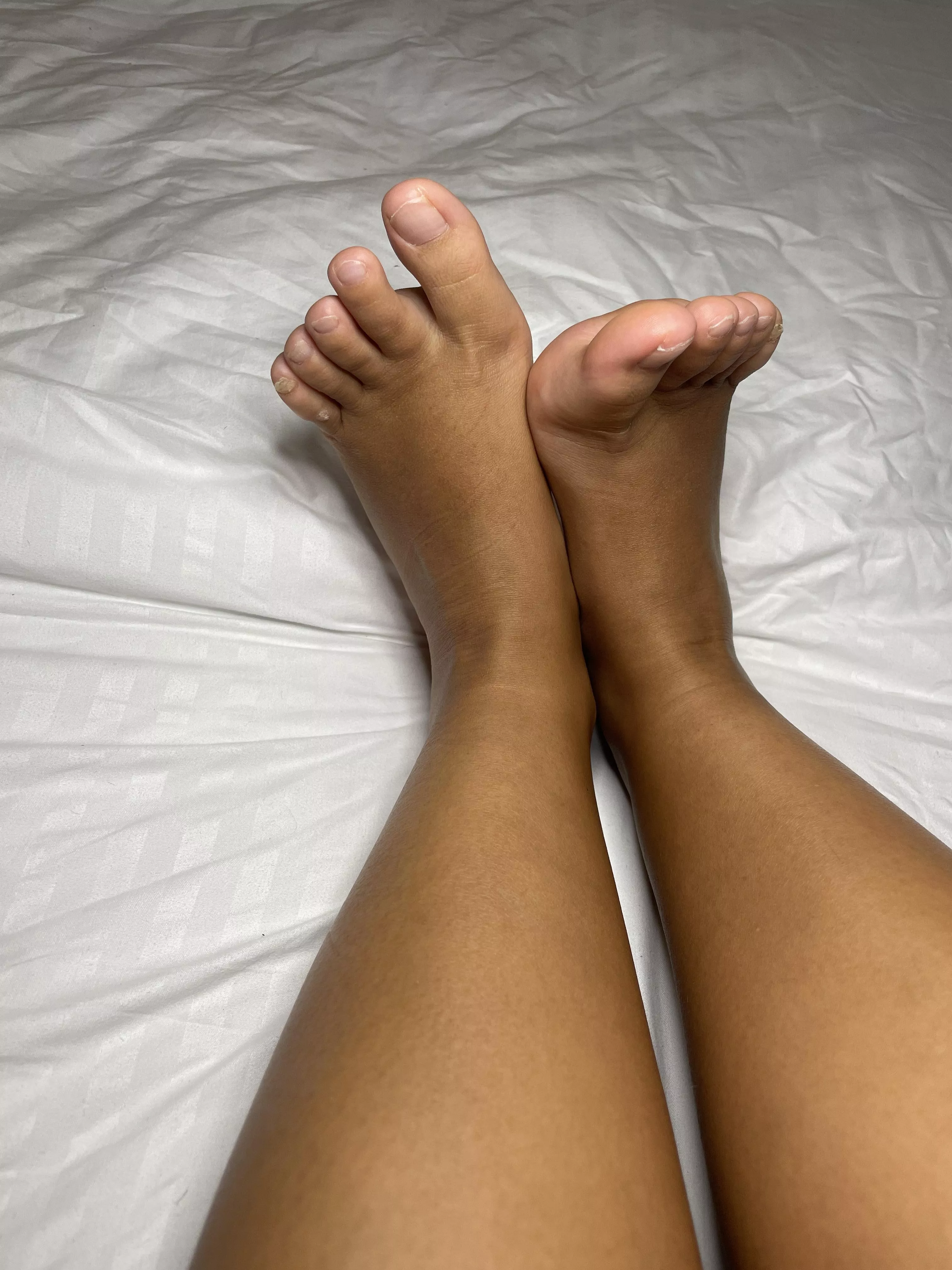 Hope you like my thick toes