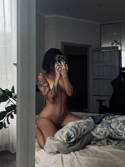 Hot brunette at your service