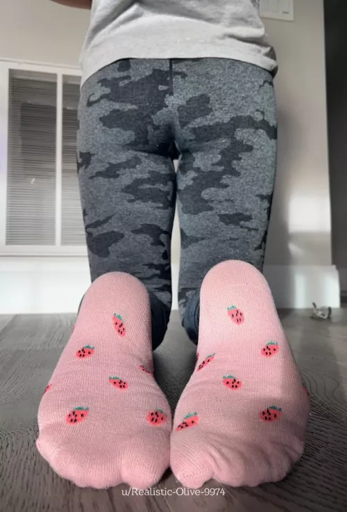 How cute are my fruit socks?!