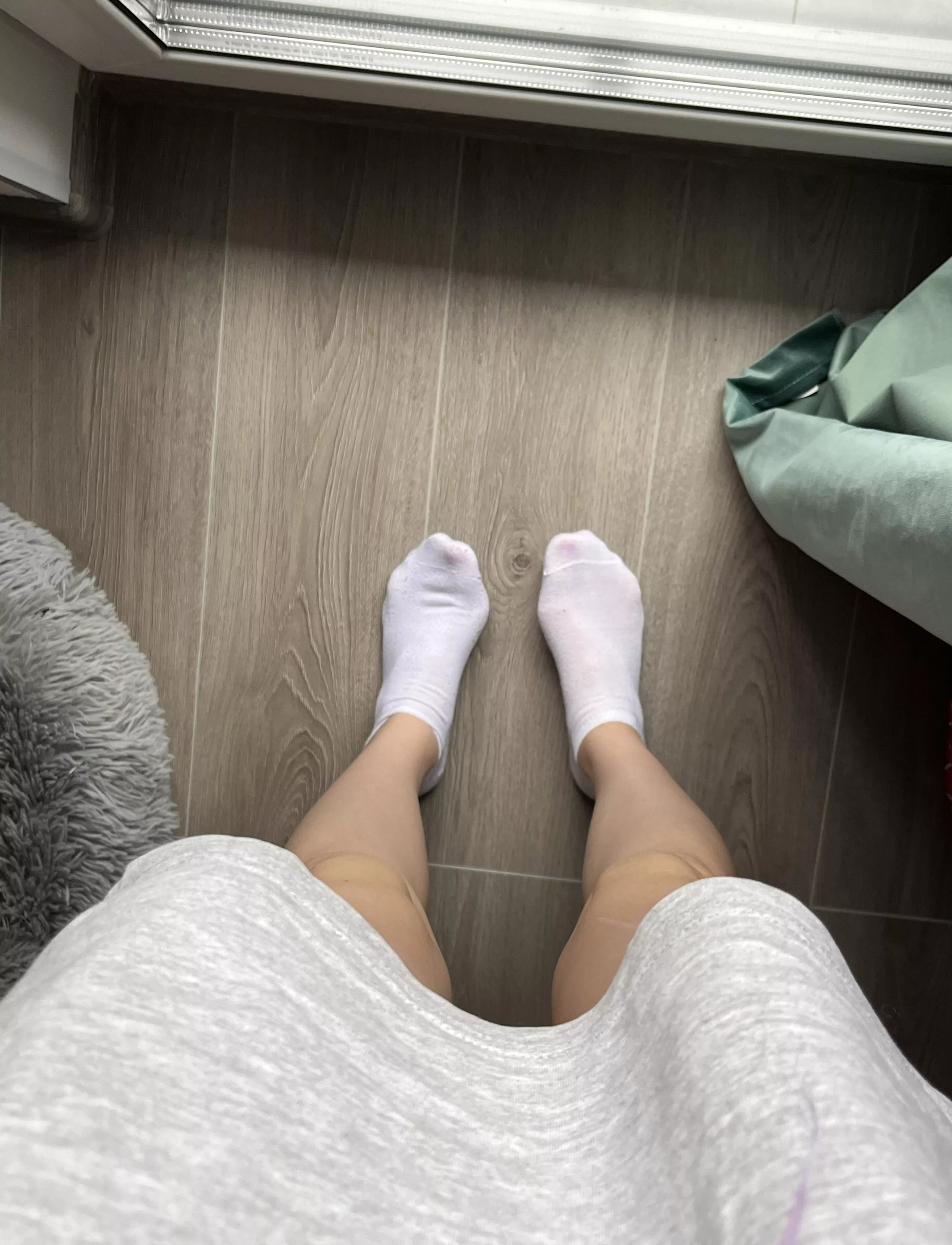 I have to take my socks off after a walk