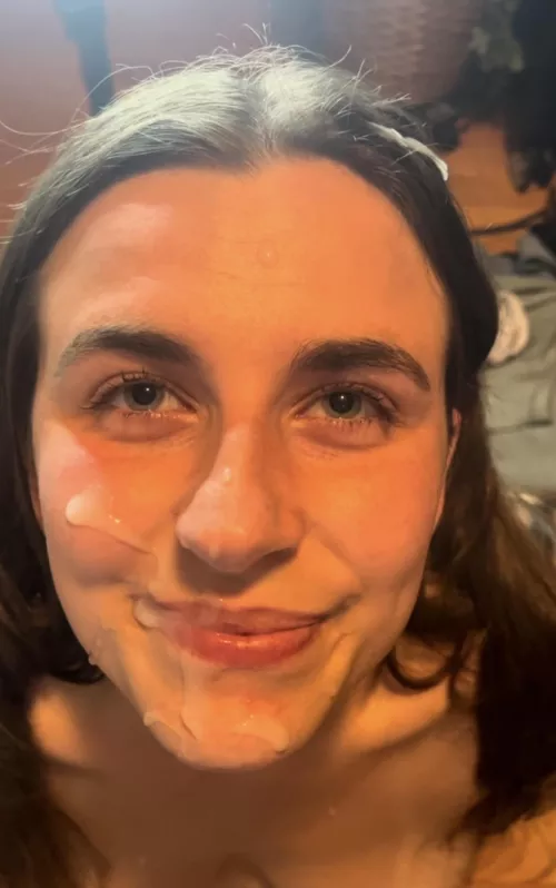 I love cum on my face & hair 