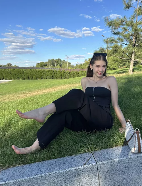 I love showing my legs in public