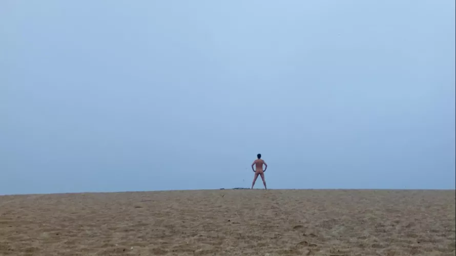 I love the vastness of an empty beach