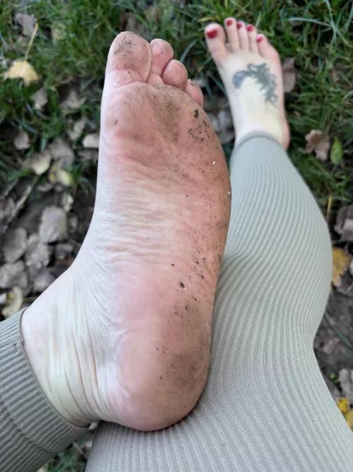 I walk through the leaves and puddles, would you lick them clean?