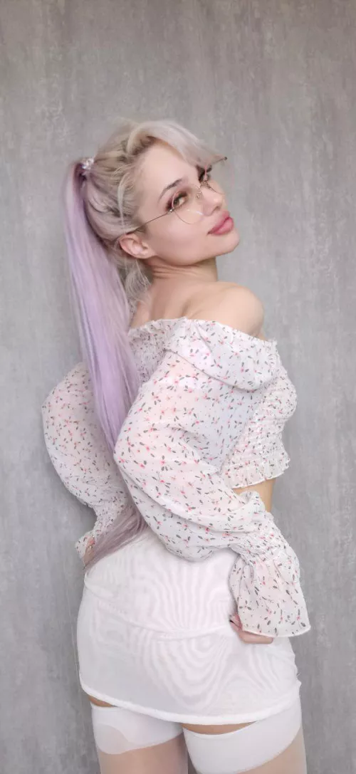 it's really a mini skirt. i feel so embarrassed when i wear it