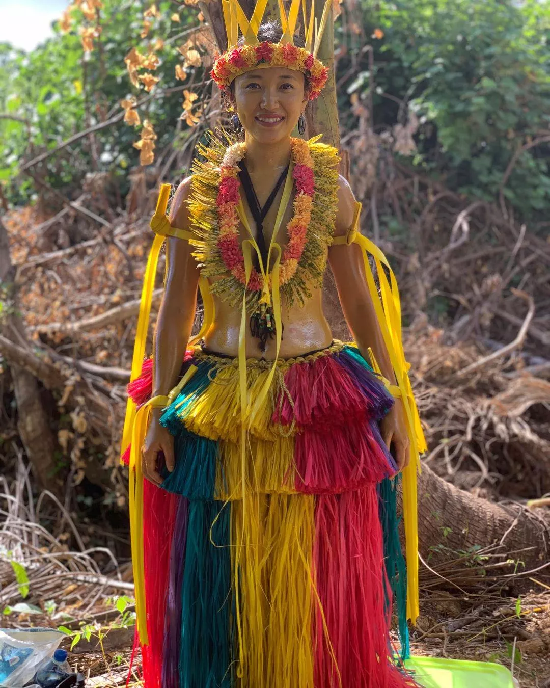 Japanese teacher in Micronesia