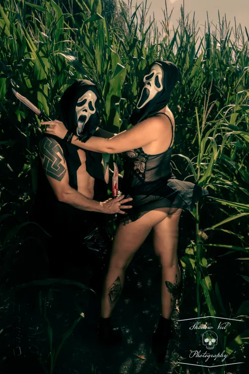 Just doing scary girl shit