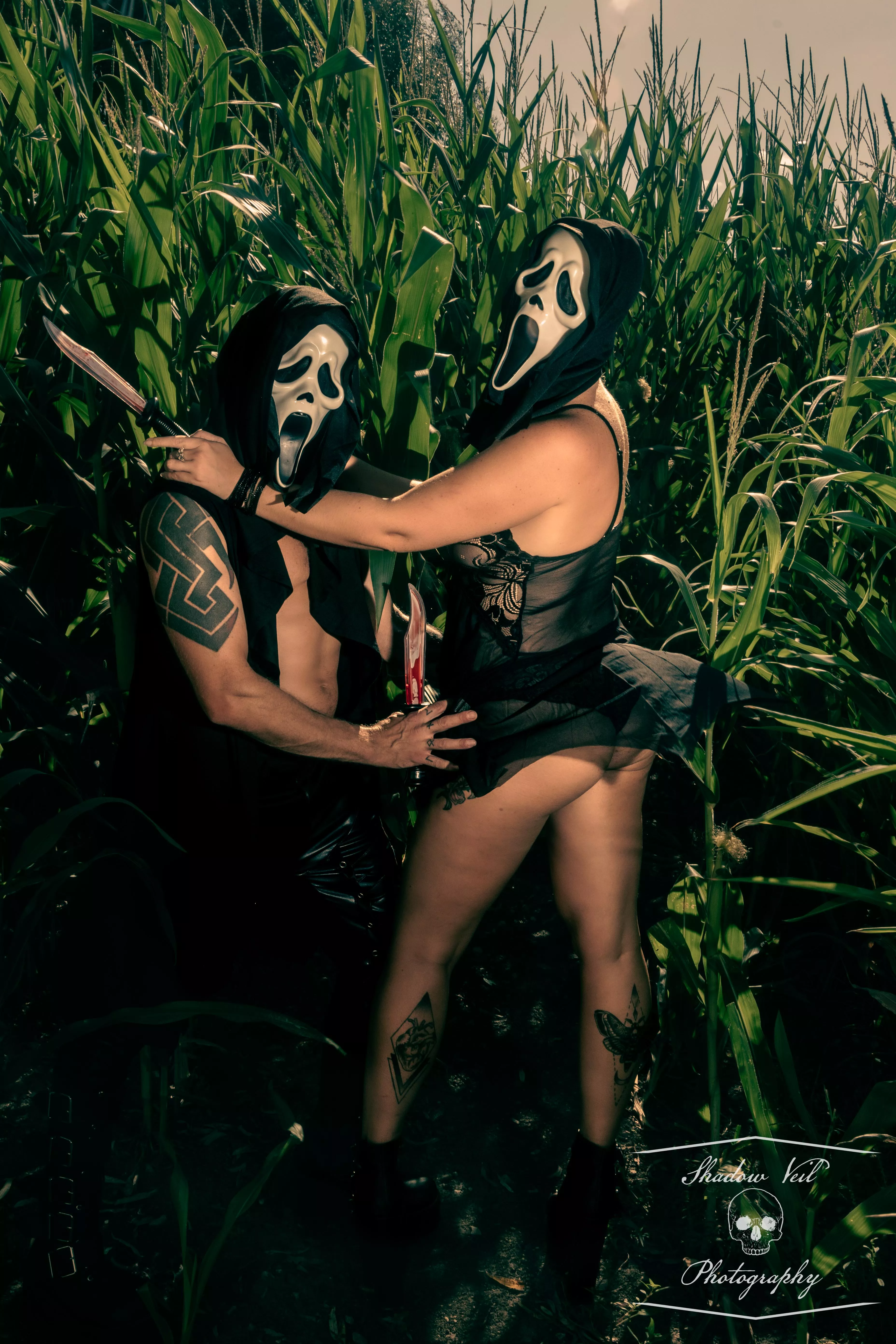 Just doing scary girl shit