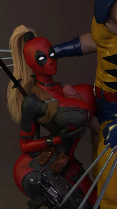  Lady Deadpool and Wolverine!(Llamamann Games) [X-Men] 