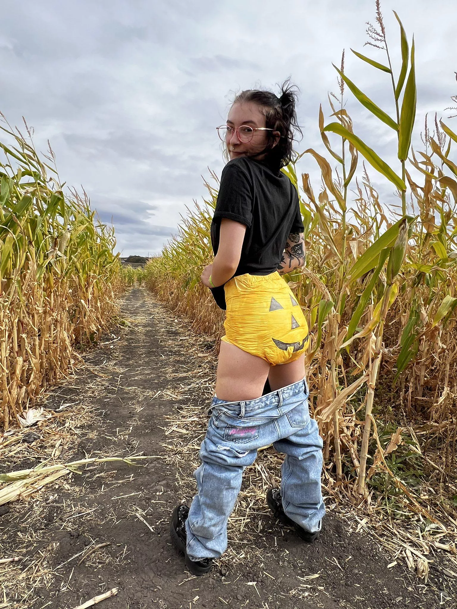 Lets go through the corn maze, Daddy!!