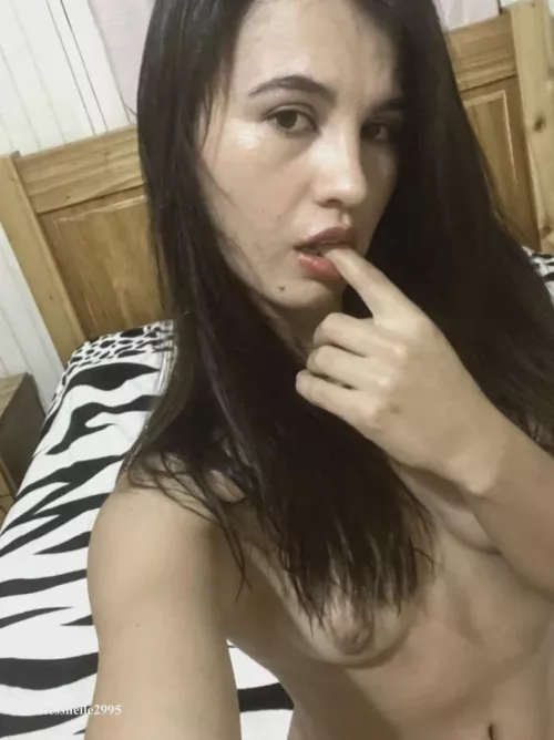 Look how cute my tits are