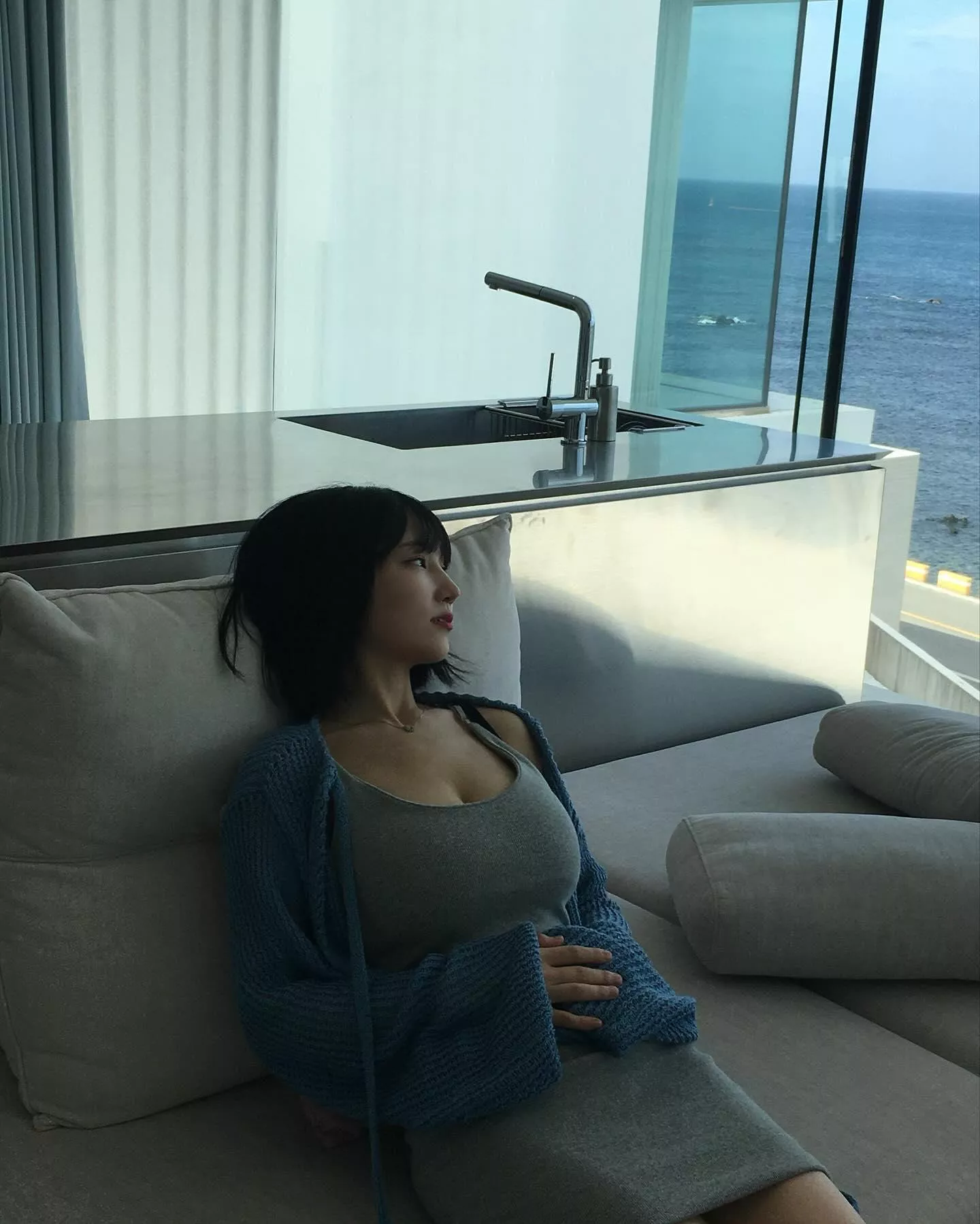 lounging around on vacation