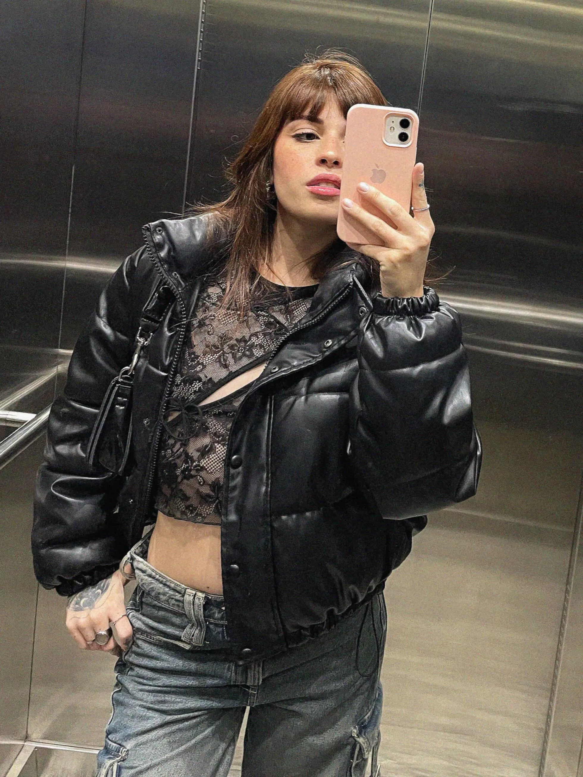 loving this leather jacket I bought