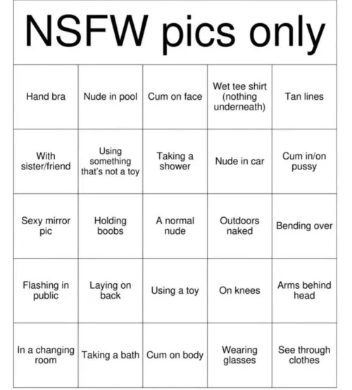 M 20 Please help me with my bingo Send me a DM