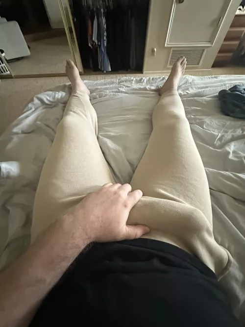 More like nude sweatpants 