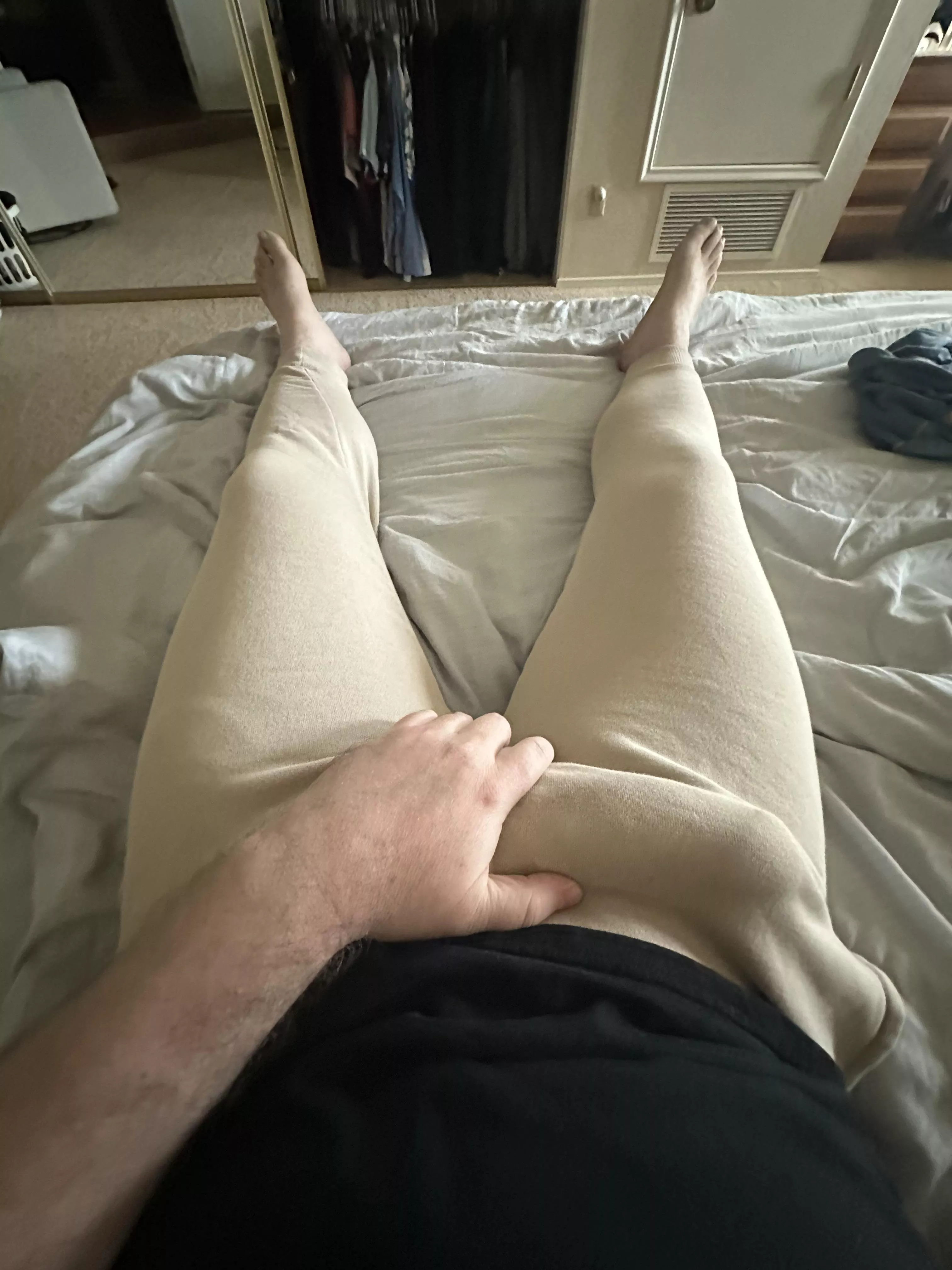 More like nude sweatpants 