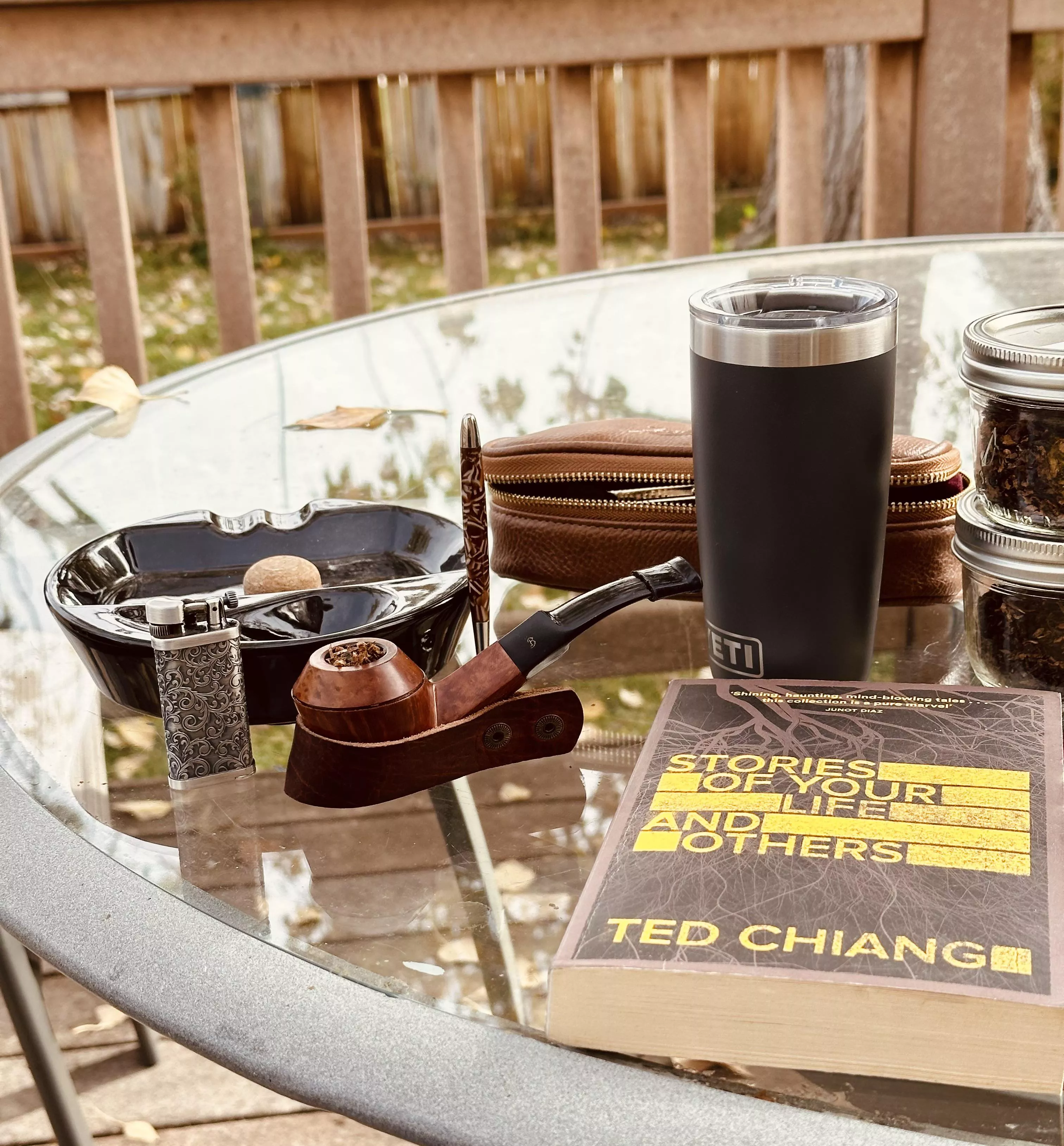 Morning smoke: Epiphany in the bulldog and some light reading 