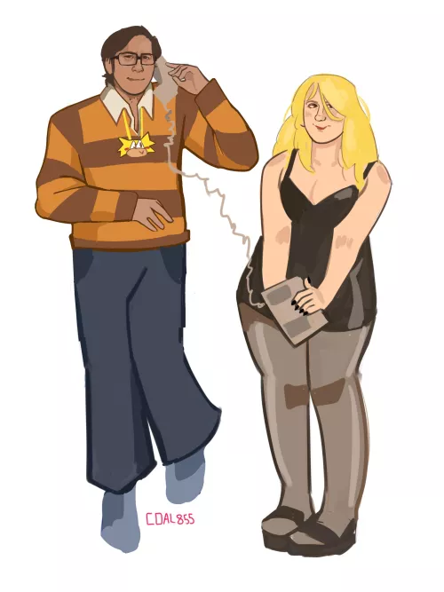 My art of Chris and Kacey 👍🏻👍🏻