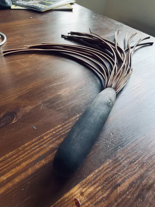 My first flogger finally finished, with the help of this sub! 