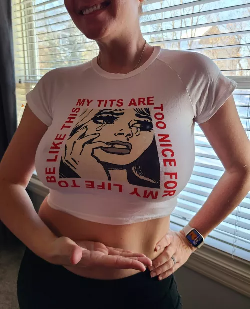 My shirt speaks the truth 