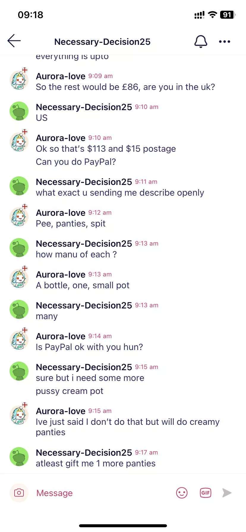 Necessary-Decision25 i knew pretty early he was a time waster, now asking for freebies