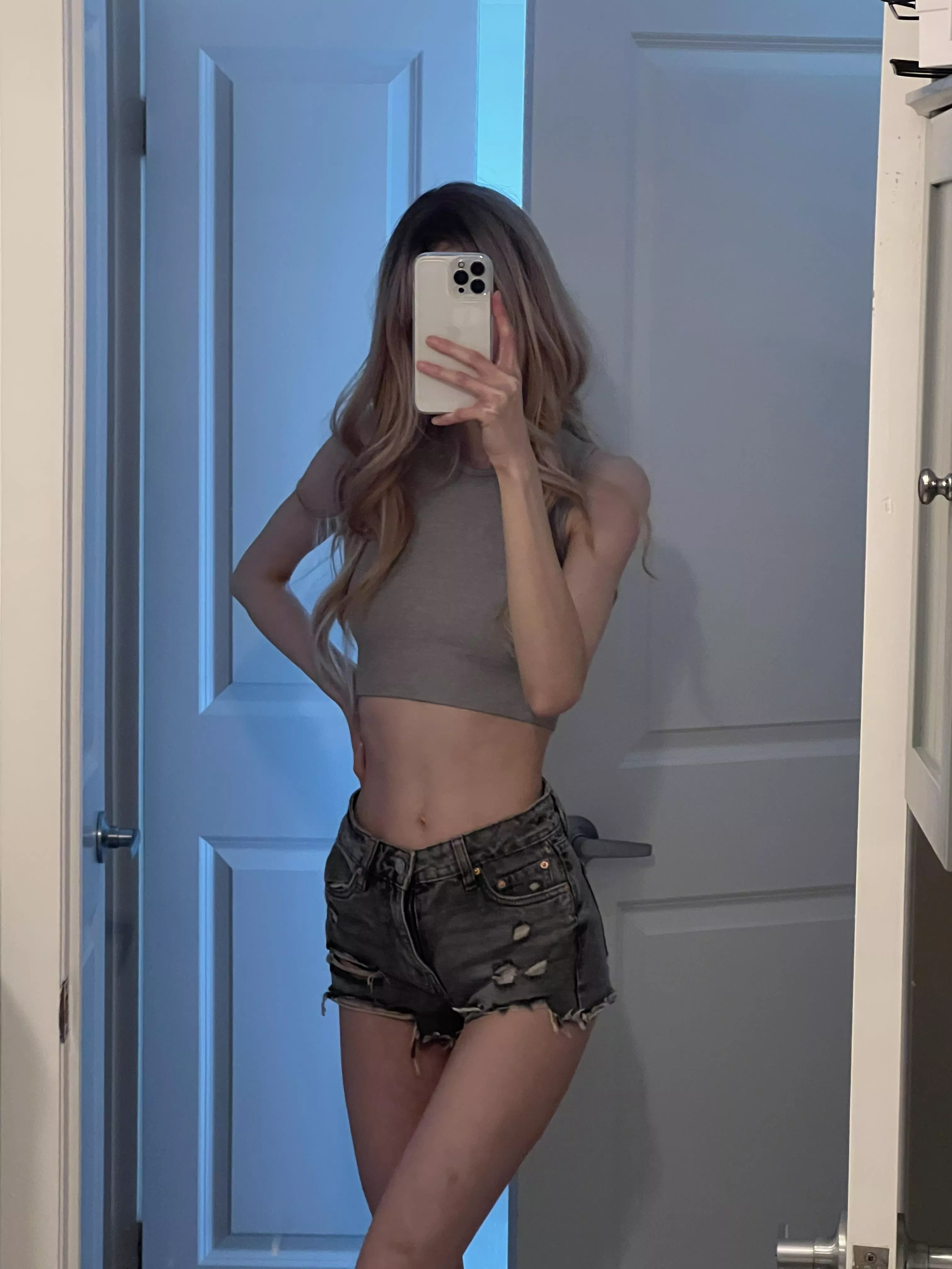 No panties or bra underneath 😏