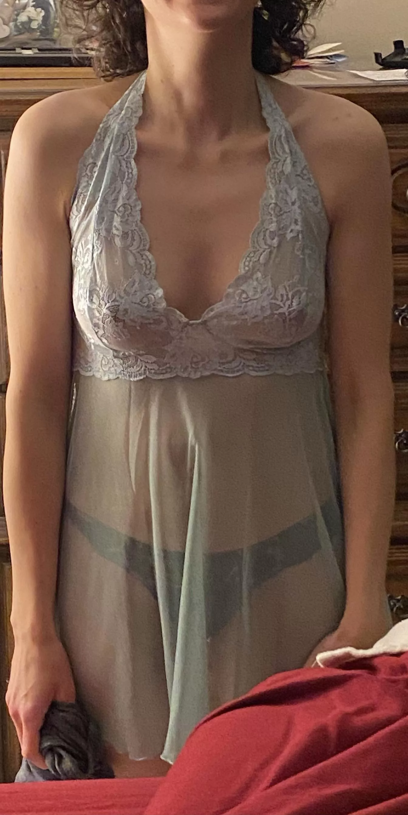 Nude,sheer lingere