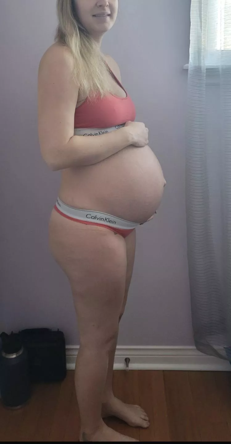 Pregnant in my Calvin's!