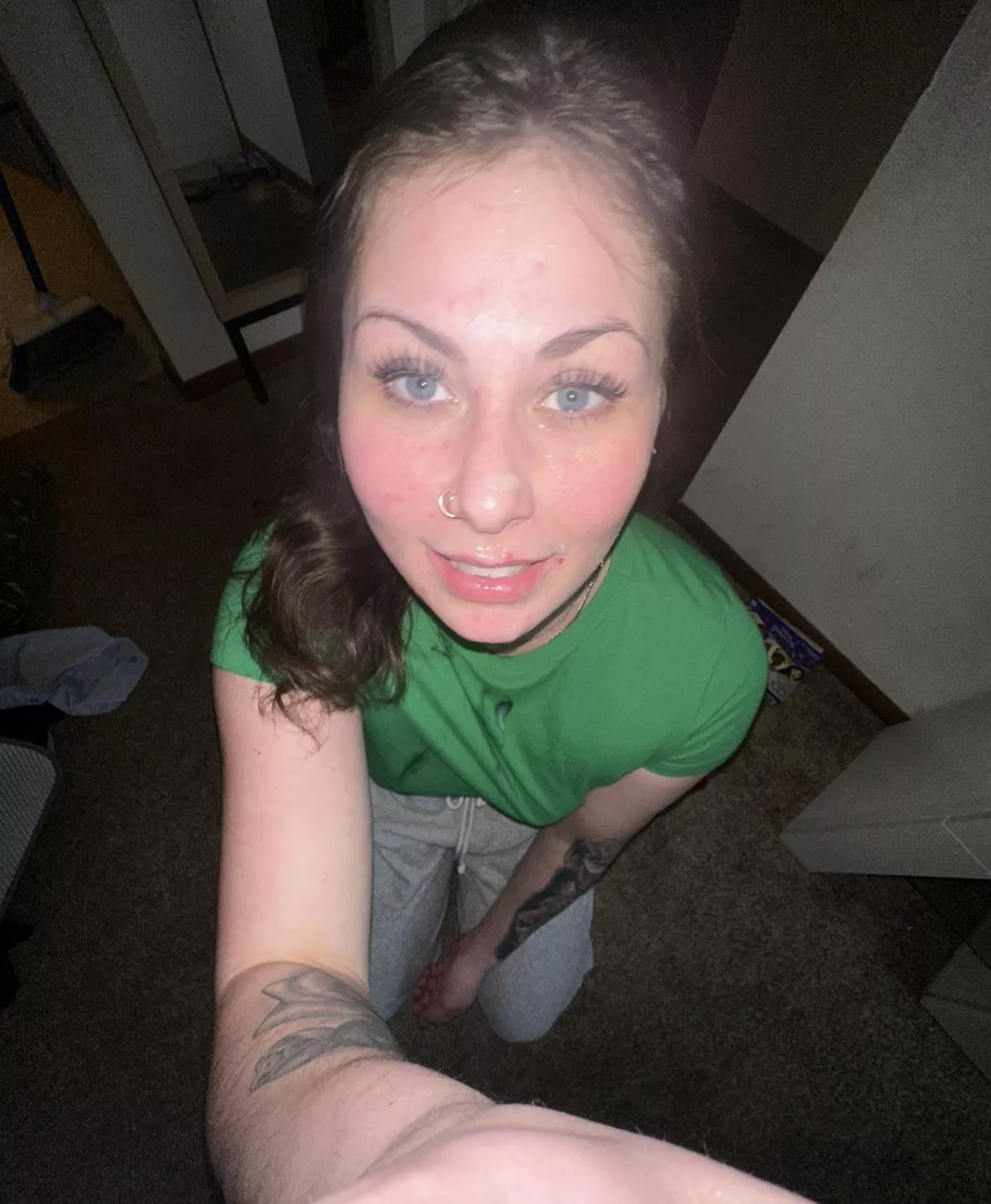 Proud to wear his cum 💦 