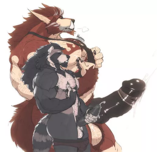 Quality time together during rut, Artists(Werethrope + Monty)