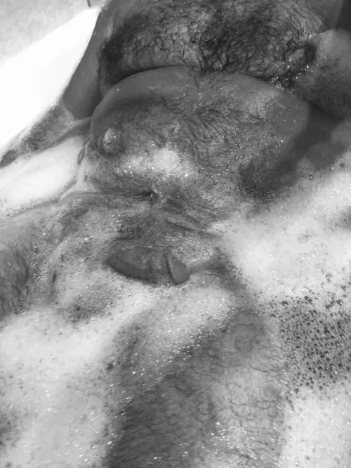 Relaxing in the tub…. First post here