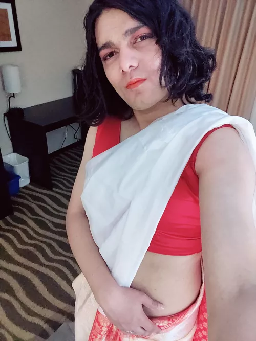 Saree in a long time 