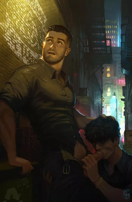 Seamus, after work🍀 [OC]