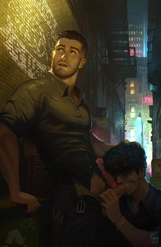 Seamus, after work🍀 [OC]