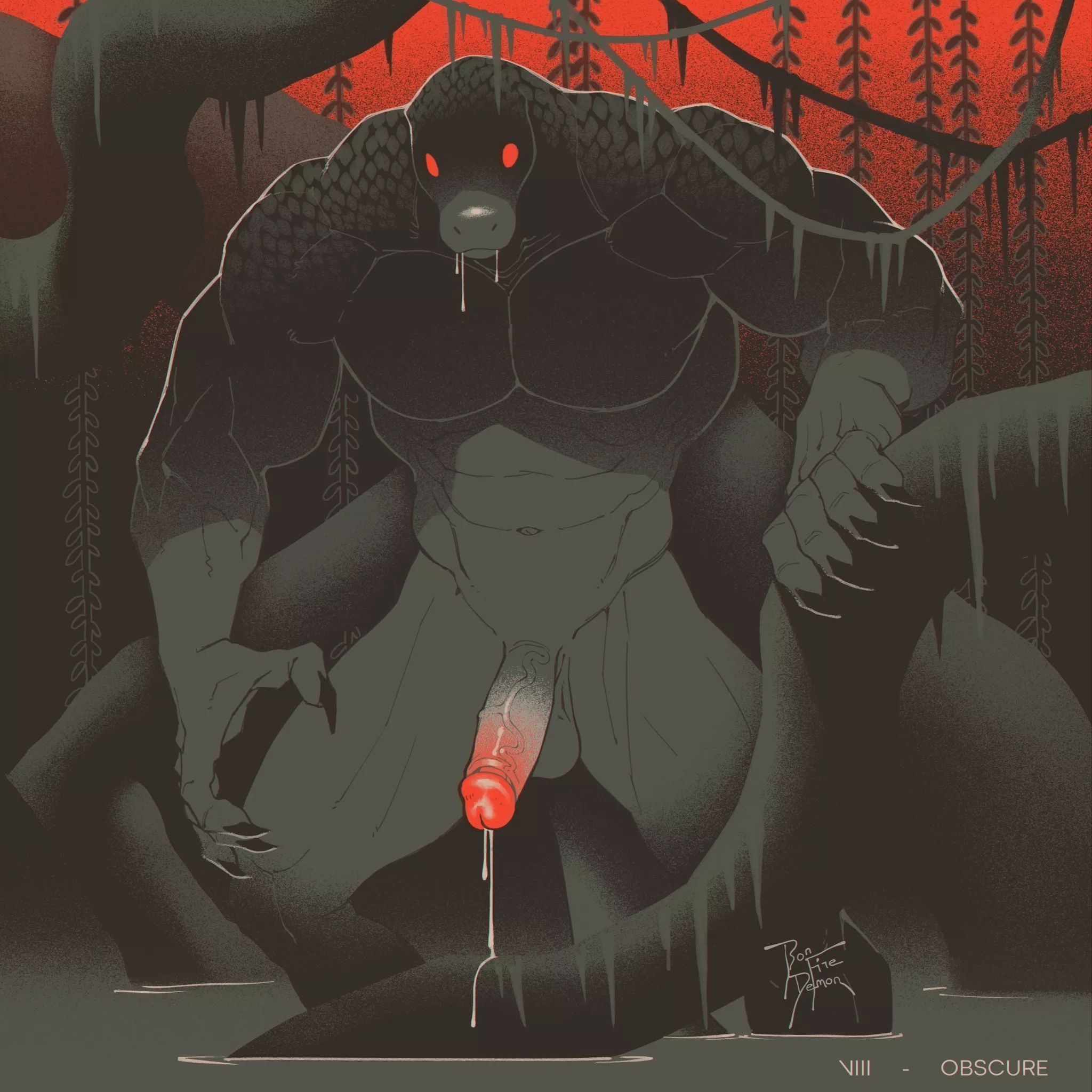 Sketchtober 8 - Obscure (bonfiredemon) [M]