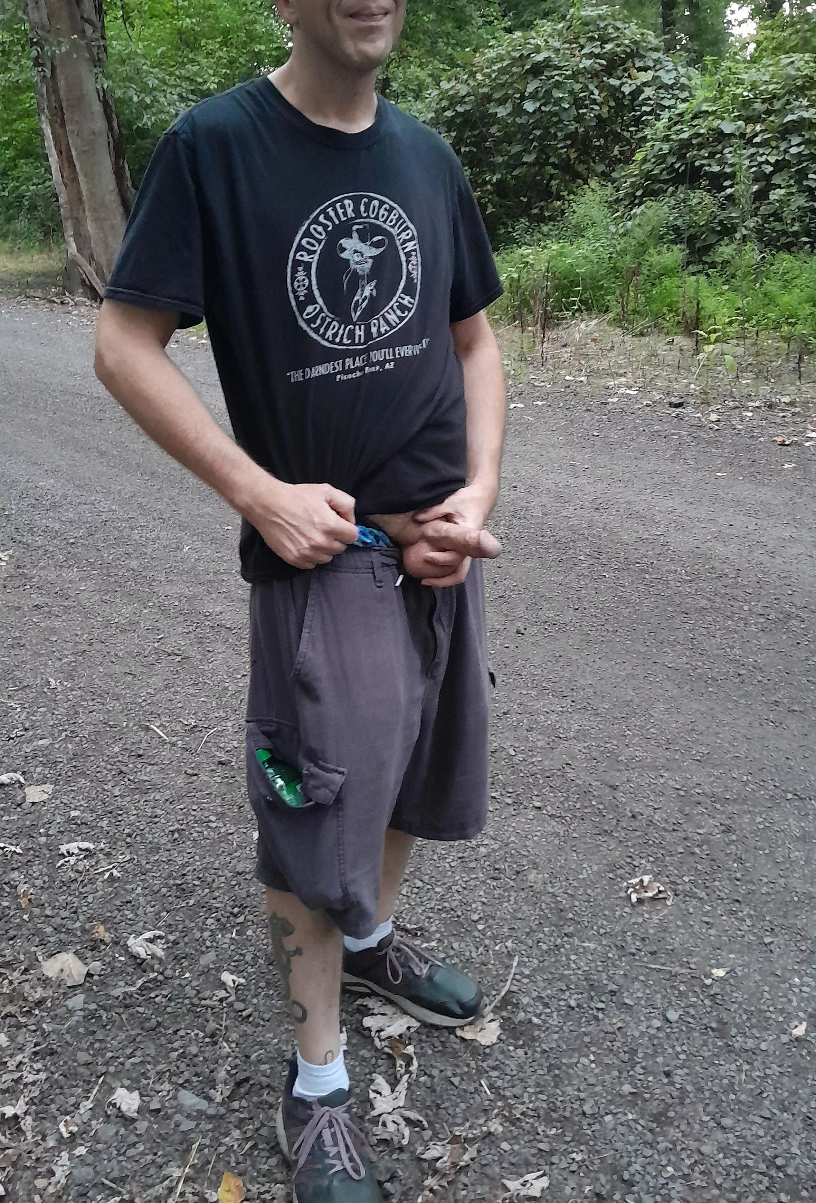 Taking out the goods to breathe while out in nature