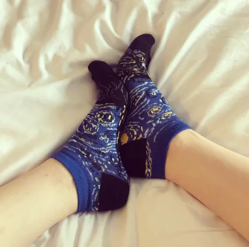These socks are black enough, right?