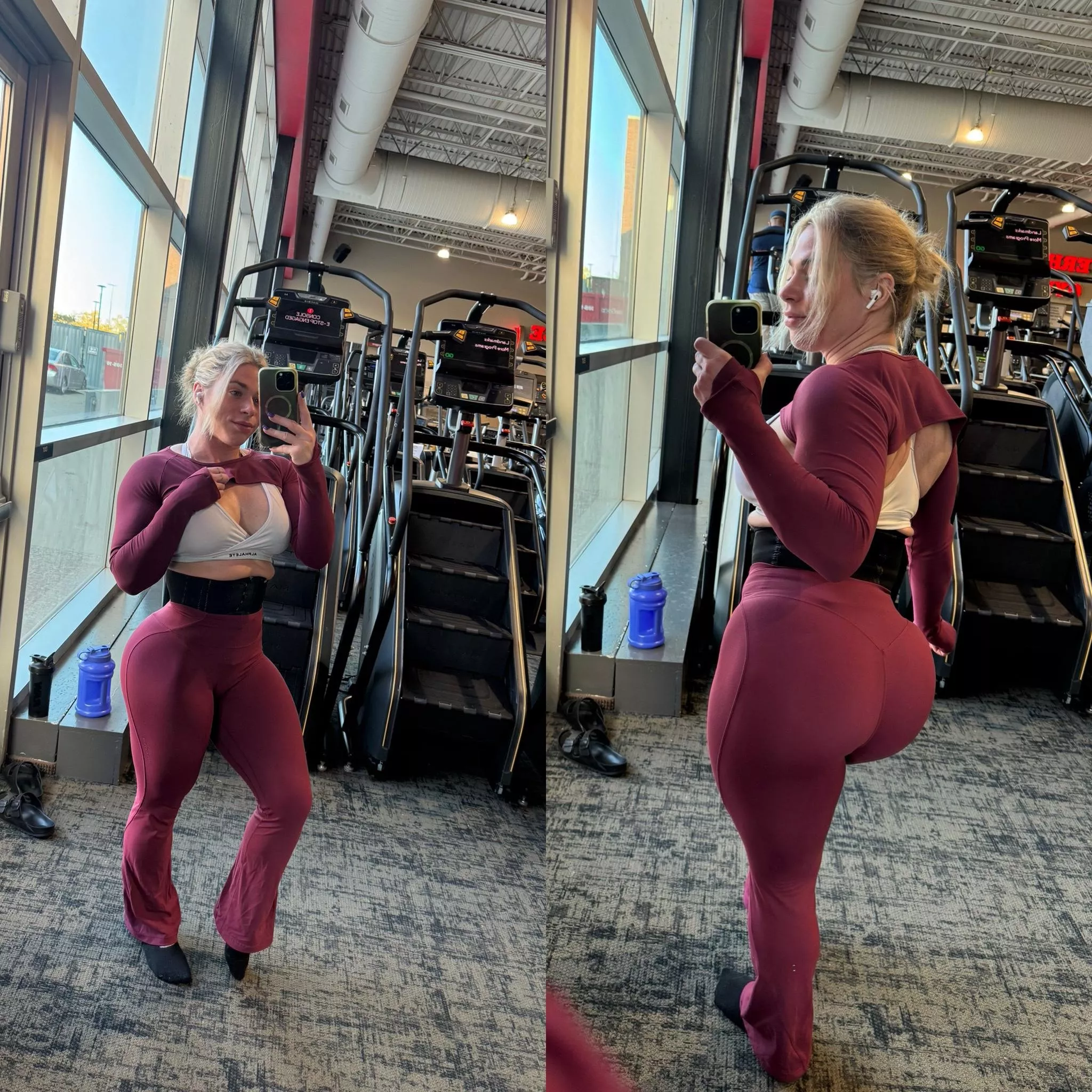 This yoga set looks so good on me